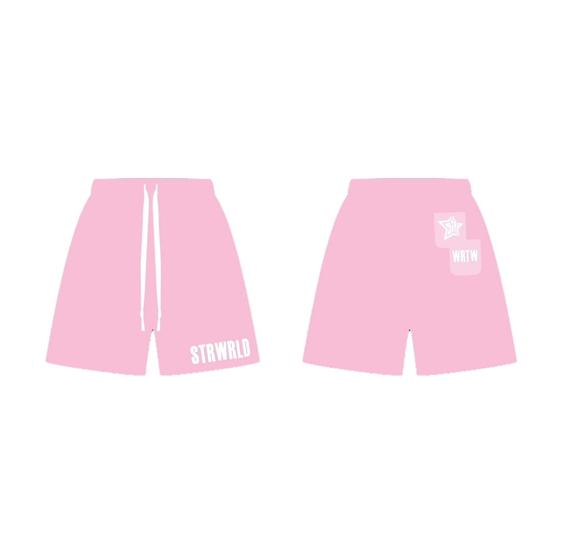 Short  STRWRLD in pink