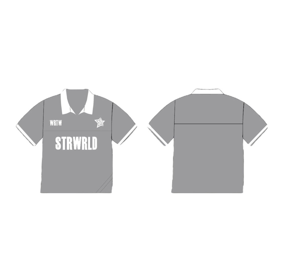 POLO T-shirt STRWRLD in gray